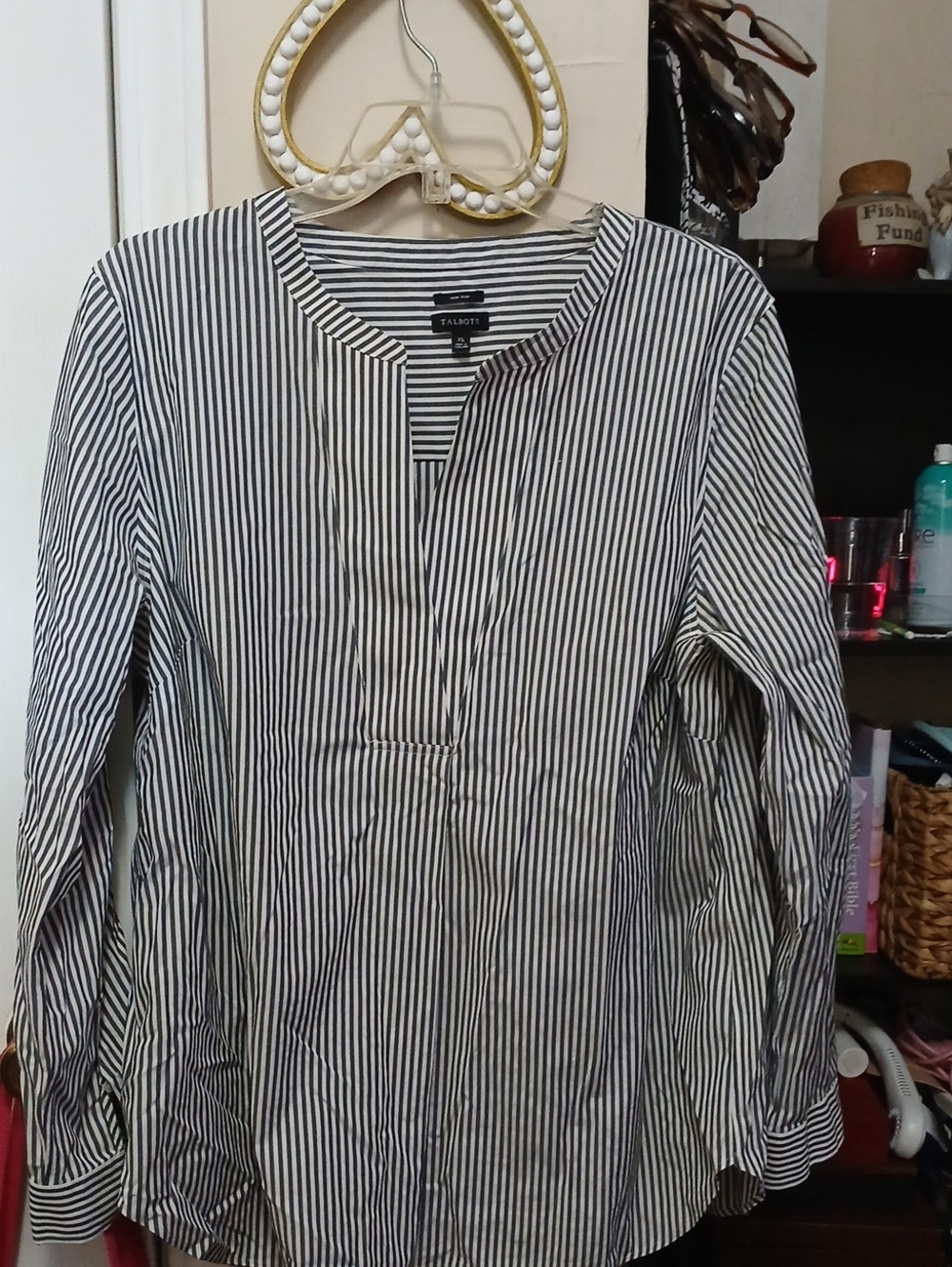 Pinstriped Top